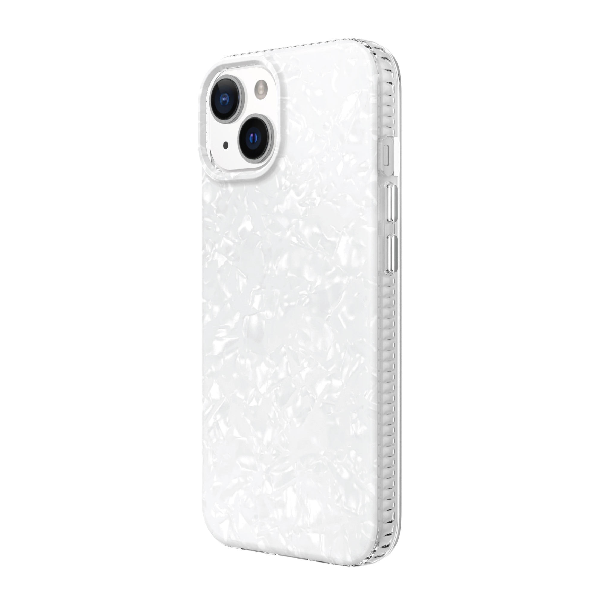 onn. White Pearl Phone Case for iPhone 14 / iPhone 13
