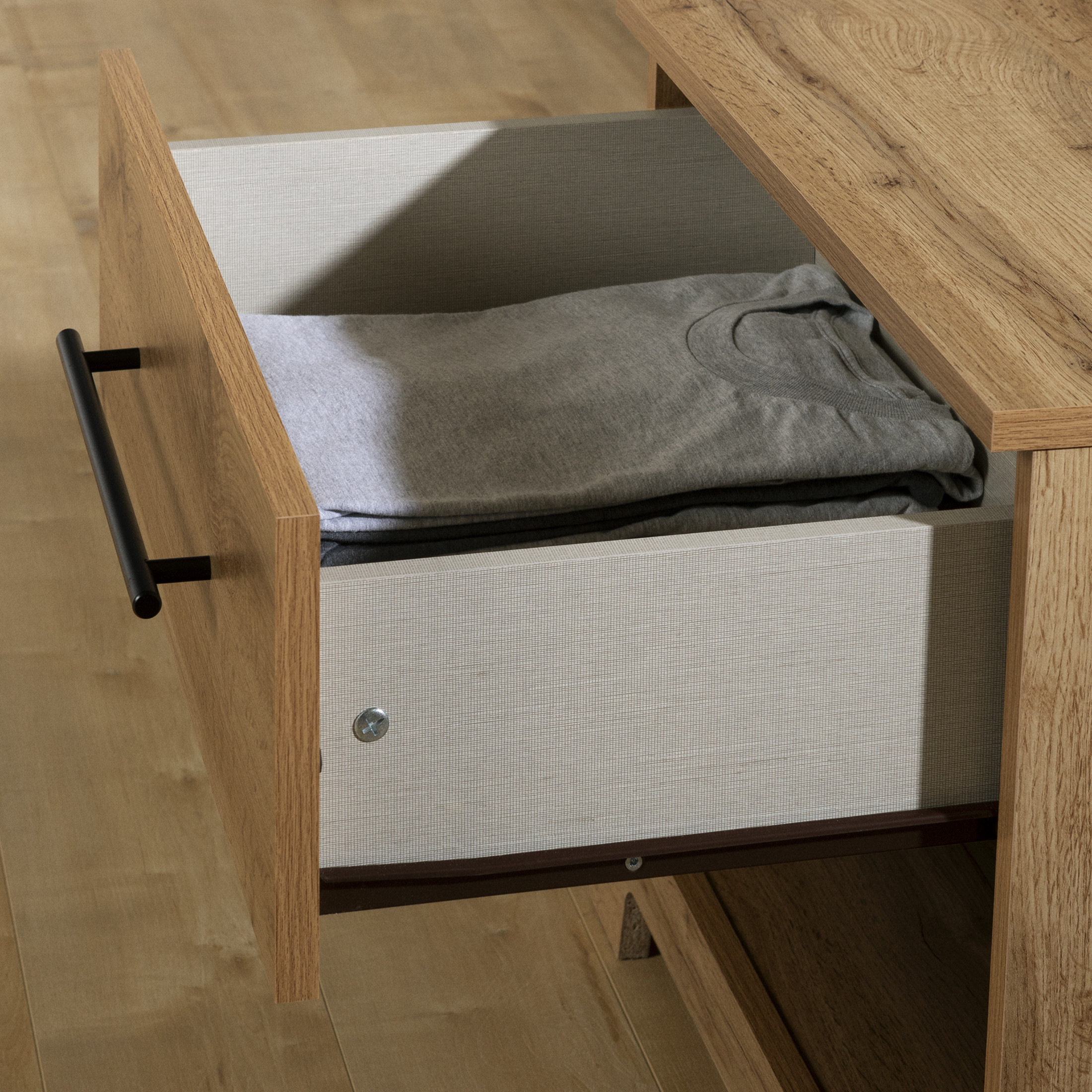 South Shore Barcelo, Contemporary Nightstand,  Brown