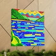 thumbnail image 6 of Lake in Fauve Hues - Canvas, 6 of 10