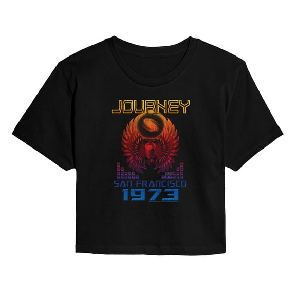 Journey - San Francisco 1973 Cropped Graphic T-Shirt