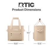 RTIC 30 Can Ultra-Tough Soft Cooler Pro, Leakproof Cooler, Waterproof Zipper, Beach