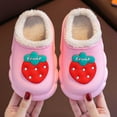 thumbnail image 2 of Wdgfv Machine washable cotton fuzzy slippers for girls Girls Slippers Warm Winter Fuzzy Lined Indoor Outdoor Comfortable Soft Sole Shoes For Pink 10-10.5 Years, 2 of 9