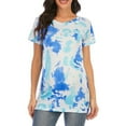 thumbnail image 5 of asdoklhq Maternity Clothes for Women,Maternity Pregnancy T-Shirt Tie-Dye Tops Blouse Casual Clothes, 5 of 8