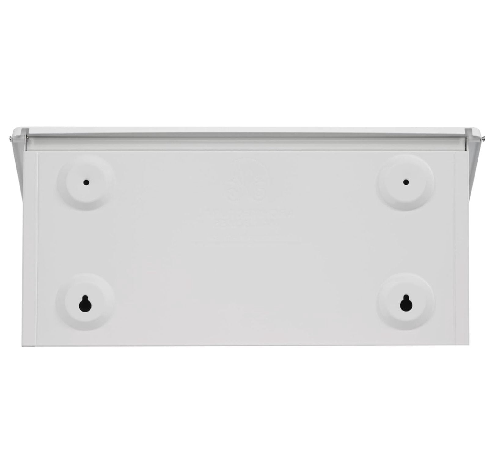 Wayland Galvanized Steel Wall Mount Mailbox, 2689W-10, White, Small Capacity