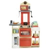 little tikes cook 'n store kitchen playset - red