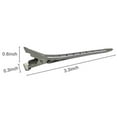 thumbnail image 5 of 6 Pcs 3.3 Inch Single Prong Curl Clips,Metal Alligator Hair Pins Clips for Styling and Haircut, 5 of 5