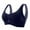 Blue, variant on Bigersell Sport Bra Women's Bra Wire Free Underwear OnePiece Bra Everyday Underwear Bras Female Nylon Wireless Bralette Regular T-Shirt Bra, Style 1190, Gray XL