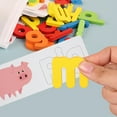 thumbnail image 3 of Spell Word Game Educational Wooden Alphabet Flash Card Toy Letter Spelling Cards, 3 of 10