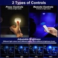thumbnail image 4 of Luces LED LYCARESUN para interior de coche, 4 unidades, 16 colores, recargables por USB, 4 of 6