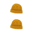 thumbnail image 2 of Gorro de punto Minnieouse Elástico para Esquí al aire libre color jengibre amarillo, 2 of 5
