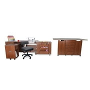 Studio Sets | Kookaburra With Aussie Bundle Teak: Lady Gray Hydraulic Chair