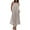 A, variant on Yubnlvae A Women's Cotton And Linen Dress with A Neck Sleeveless And Solid Color., L