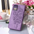 thumbnail image 5 of SaniMore Case for Motorola Moto G 5G (6.5" 2023), PU Leather Skin with Luxury Embossed Butterfly [Wrist Strap & Card Slots & Flip Kickstand] Full-body Shockproof Business Wallet Cover, Lightpurple, 5 of 7