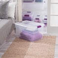 thumbnail image 4 of Caja de Almacenamiento Sterilite ClearView con Pestillo 62 Litros 60x42x34 cm, 4 of 9
