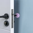 thumbnail image 2 of BNNG Silicone Door Bumper, Door Stoppers Wall Protectors from Door Knobs,Self Adhesive Door Knob Guards, Door Handle Bumper Wall Shield, Crash Pad Door Stoppers for Wall Home Office, 2 of 3