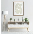 thumbnail image 5 of Kate and Laurel Sylvie Constructed I Neutral Framed Canvas Wall Art by Statement Goods, 28x38 Natural, Decorative Neutral Abstract Art Print for Wall, 5 of 6