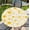 A-flower, variant on Outdoor Table Covers Waterproof for Dinner, Apple 44 Inch Fall Round Tablecloth with Elastic Design Useful for Daily Life
