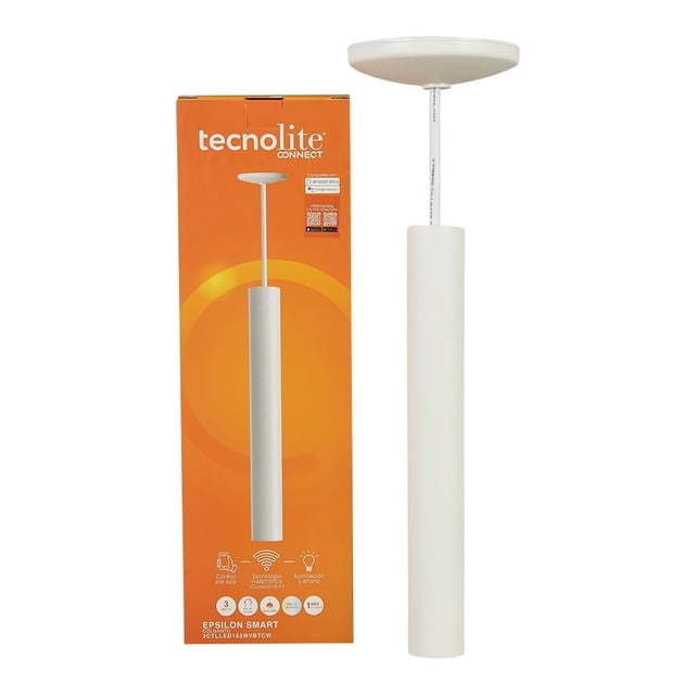 Colgante LED Inteligente Tecno Connect Epsilon Smart 3 Watts Blanco