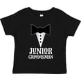 thumbnail image 3 of Inktastic Junior Groomsman Boys Wedding Party Mock Tux Boys Toddler T-Shirt, 3 of 5