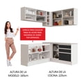 thumbnail image 5 of Cocina Integral Completa Modular Madesa Glamy 329cm BN 02, 5 of 5