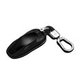 thumbnail image 1 of Carbon Fiber Style Auto Car Smart Key Fob Case Cover Accessories For Tesla Model 3 2018-2019 Model S 2012-2019, 1 of 7