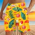 thumbnail image 2 of lcziwo Hawaiian Shorts for Men Big and Tall Tropical Print Swim Trunks 2025 Summer Casual Drawstring Board Shorts with Pockets on Sale Clearance Multicolor XXXL, 2 of 9