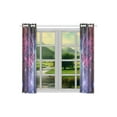 thumbnail image 3 of CADecor Galaxy Space Window Curtain Window Treatments Kitchen Curtains 26x39 inches, 2 Pieces, 3 of 3