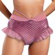 thumbnail image 3 of Pantalones cortos con estampado de escamas de pescado y volantes de tul para mujer, traje de baño Sexy metálico brillante de sirena, ropa interior, ropa para discoteca, Cosplay, 3 of 5