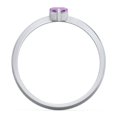 thumbnail image 4 of Heart Birthstone Ring - Amethyst (February), 4 of 6