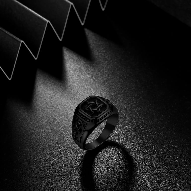 Star of David Stainless Steel Ring photo 6