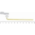 thumbnail image 2 of Avalon Side Mount Toilet Handle Replacement Kit with Chain Trip Toilet Flushing Lever with Plastic Nut, 2 of 5