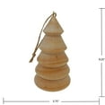 thumbnail image 3 of Holiday Time 3PK Natural Wood Tree Ornament, 3 of 4