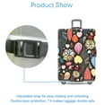 thumbnail image 4 of Travel Luggage Cover Suitcase Protector Fits 26-28 Inch Luggage, Elastic Protective Baggage Covers (L), 4 of 5