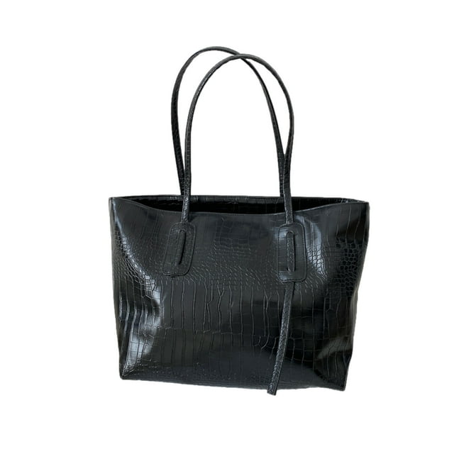Sac à Main pour Dames, Mode, Grande Capacité, en Cuir, Sac Fourre-Tout à une Épaule