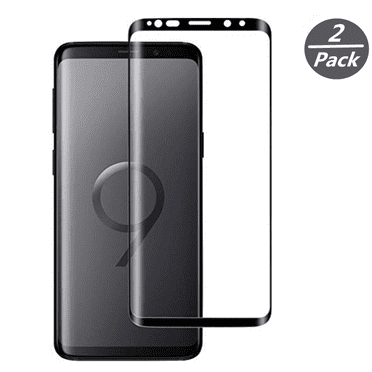 2pack Screen Protector Galaxy S9 3D Curved HD Anti-Scratch Screen Protective Tempered Glass
