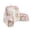 Pink, variant on Pink Ruffled Edge Floral Reading Backrest Pillow With Top Handle Soft Lounge Cushion For Bedroom Dorm Leisure Use