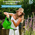 thumbnail image 5 of Sombrero de playa con borde grande para mujer, con circunferencia de 52 a 58 cm, con lazo dividido, protector solar, para viajes y playa, 5 of 5