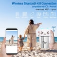 thumbnail image 2 of YOPTOP Portable Thermal Printer Mini Printer for All Smartphones Wireless Bluetooth Pocket Printers 6 Rolls Paper Inkless Tiny Printer for Photos/Labels/etc,none,Mini, 2 of 11