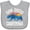 AC-Heather Grey, variant on Inktastic San Diego California Bear Sunset Boys or Girls Baby Bib