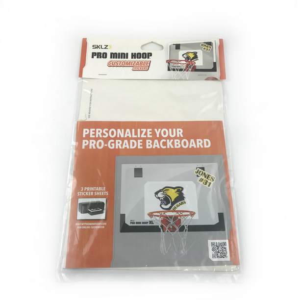 SKLZ Pro Mini Basketball Hoop XL 8.5"x11" Sticker Sheets 8465