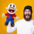 thumbnail image 3 of Jeffy Hand Puppet Cartoon Soft Plush Toy, Cosplay Doll Puppet Game for Kids Gift, 3 of 3
