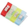 thumbnail image 4 of Crafts Quilting Clip, Sewing DIY Crafts Clip 4pcs Plastic Sturdy Sewing  For Home Use For Sewing Work For Sewing Binding Crafts Quilting Knitting, 4 of 8