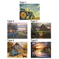 thumbnail image 2 of 16 x 20 Inch Beautiful Countryside Pattern DIY Oil Painting on Canvas Paint by Number Kit Craft Hand-Painted Home Wall Decor Gift Frameless for Adults Kids Beginner, 2 of 7