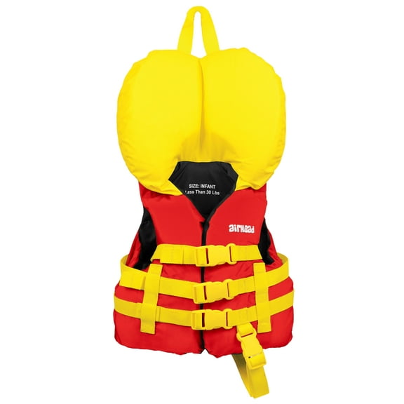 Airhead Infant Series Life Jacket, Unisex, Red