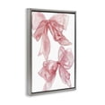 thumbnail image 3 of Stupell Industries Sheer Pastel Pink Bows Fashion Painting Gray Floater Framed Canvas Art Print Wall Art, 17 x 25, 3 of 9