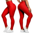 thumbnail image 5 of 26"Neon Red yoga leggings,XL, 5 of 6