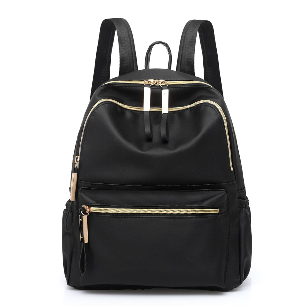 Bmnmsl Women Black Small Backpack Travel Oxford Cloth Handbag Shoulder ...