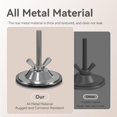 thumbnail image 3 of Stainless Steel Metal 2 Inch Kitchen Faucet Hole Cover Faucet Hole Plug Matte Black 2 Inch Kitchen Faucet Hole Cover Faucet Hole Plug Matte Black Sink Hole Cover Black for Prevent Leaks, 3 of 5