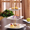 thumbnail image 7 of 3 Tier Cake Stand Hardware Kit - Tiered Tray Hardware Fittings Hardware Fittings Stacking Wedding for Cake Stand Wedding Party Gold,Plate not Included, 7 of 7