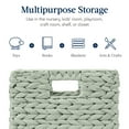 thumbnail image 5 of Best Choice Products 10.5x10.5in Hyacinth Storage Baskets, Set of 5 Multipurpose Collapsible Organizers - Sage, 5 of 9